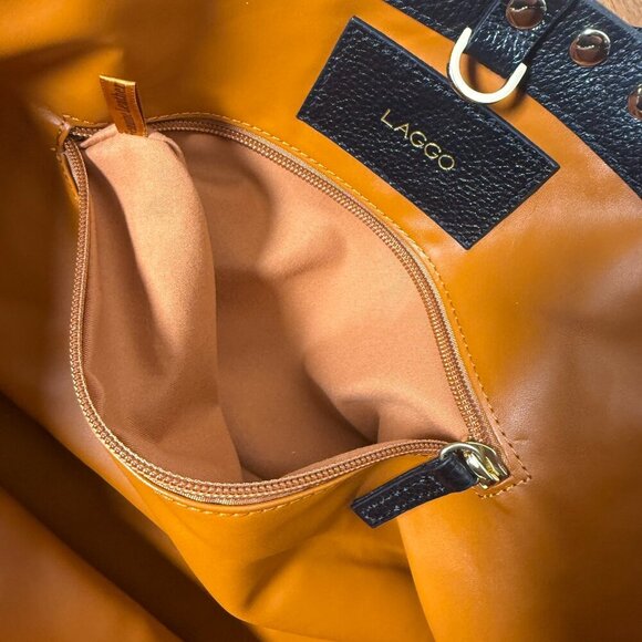 Laggo | Remy Studded Leather Black Tote Bag - Picture 2 of 13